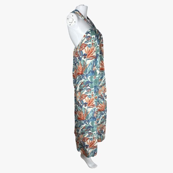 Faherty Women's Bay Twist Midi Dress in Floral Combo Size S Boho Galm Casual - Picture 2 of 6
